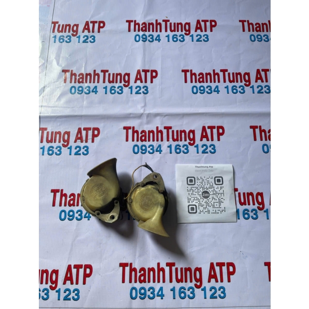 Cặp kèn điện Nabira, Laceti, Cruze,... các dòng xe du lịch 12V ( Hàng tháo xe)